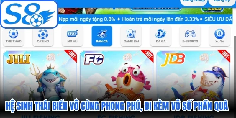 Hệ sinh thái biển vô cùng phong phú, đi kèm vô số phần quà hấp dẫn Hệ sinh thái biển vô cùng phong phú, đi kèm vô số phần quà hấp dẫn