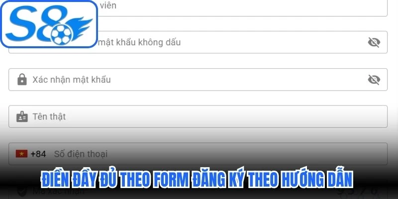 Điền đầy đủ theo form đăng ký theo hướng dẫn chuẩn xác Điền đầy đủ theo form đăng ký theo hướng dẫn chuẩn xác